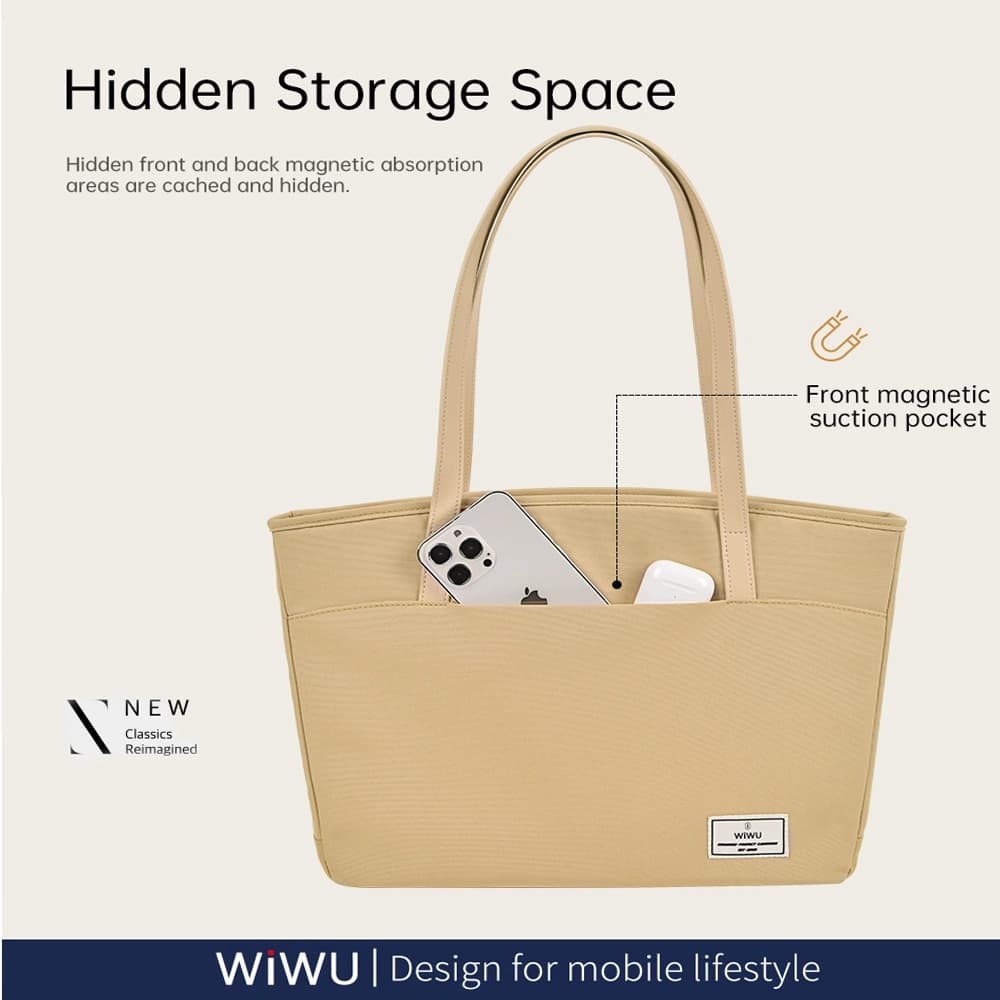 کيف دوشی لپ تاپ زنانه 16 اینچ شیائومی مدل WIWU Ora Tota Lady Laptop — تصویر ۷