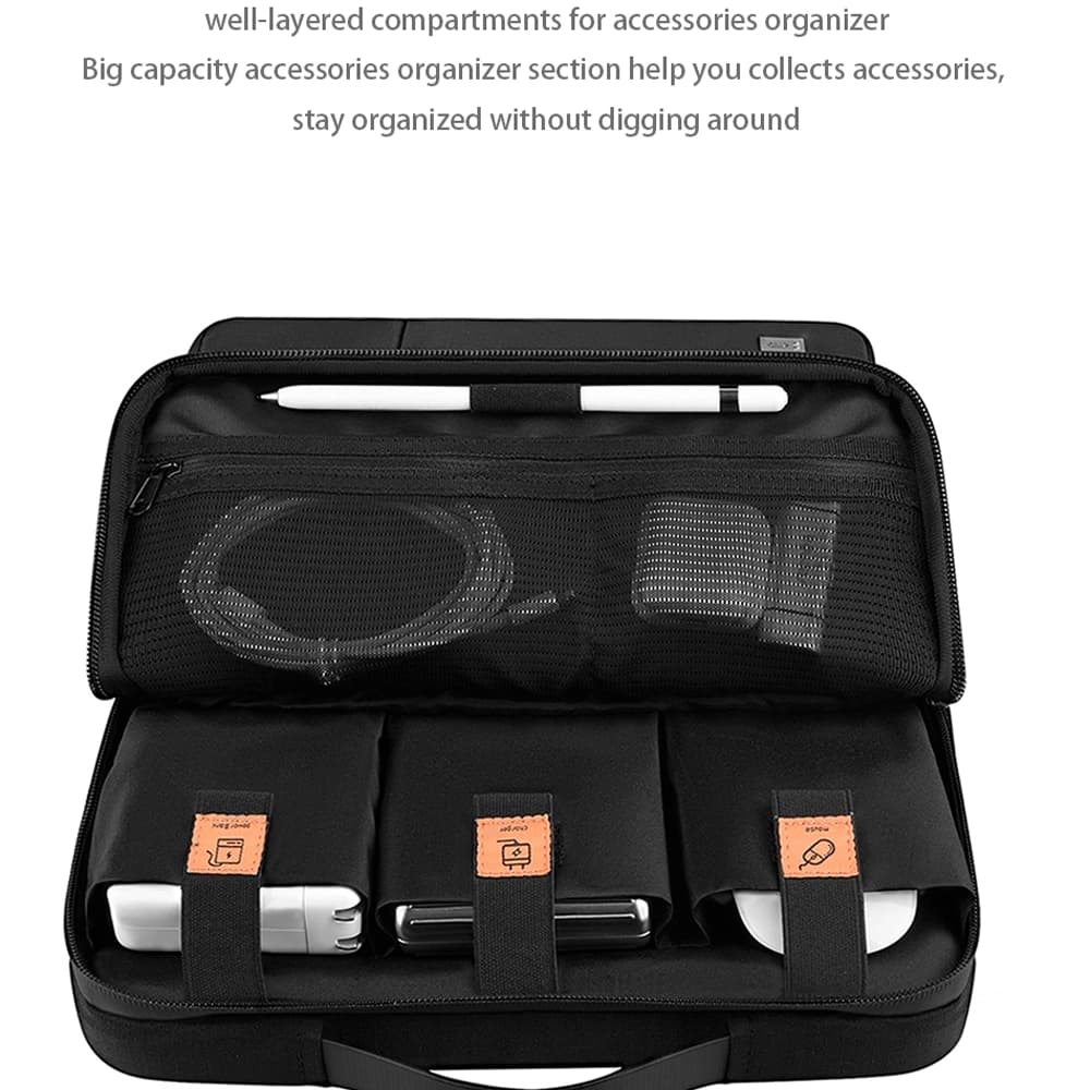 کیف لپ تاپ 15.4 اینچ شیائومی مدل WIWU Alpha Double Layer Sleeve Bag — تصویر ۳
