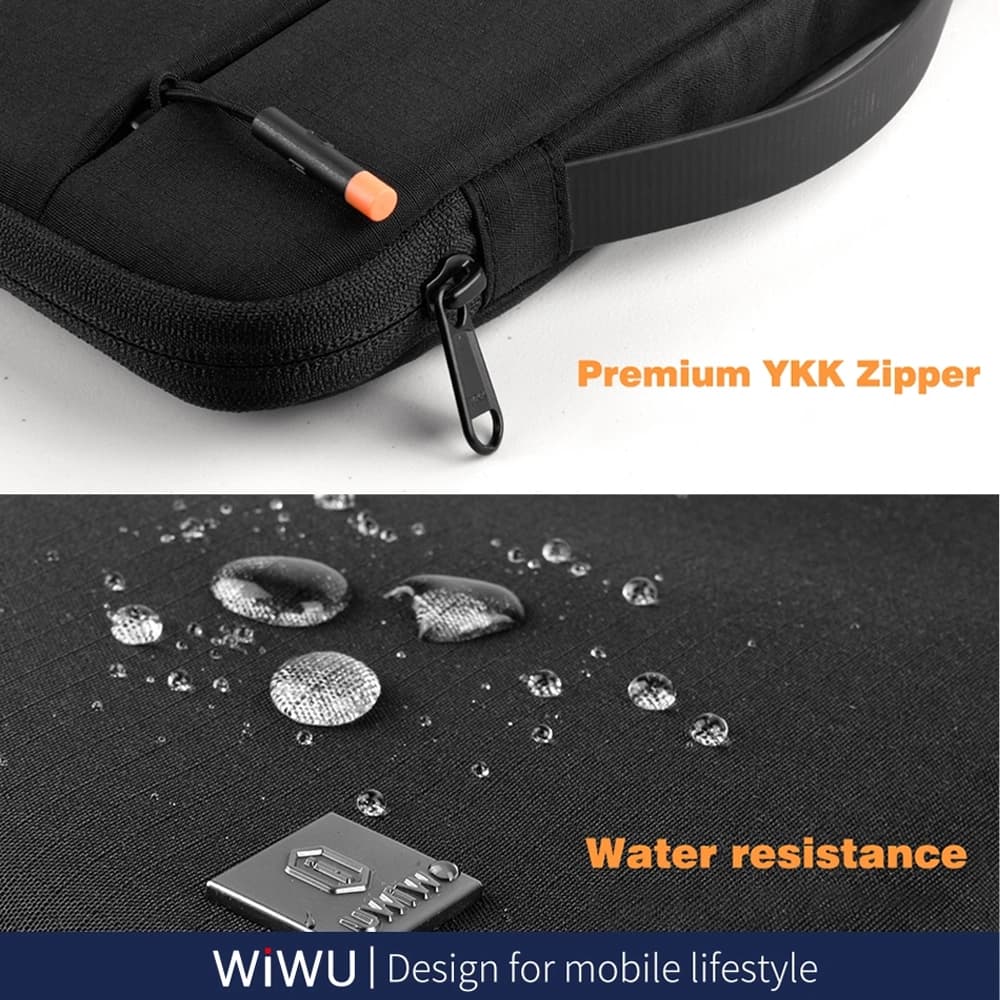 کیف لپ تاپ 15.4 اینچ شیائومی مدل WIWU Alpha Slim Sleeve Bag — تصویر ۵