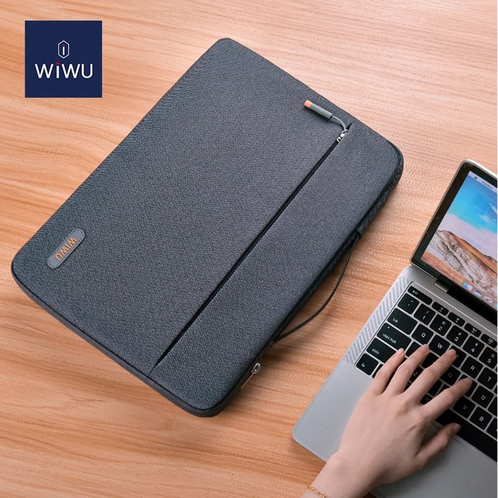 کیف لپ تاپ 14 اینچ شیائومی مدل WIWU Pilot Sleeve Waterproof Polyester Laptop Bag — تصویر ۴