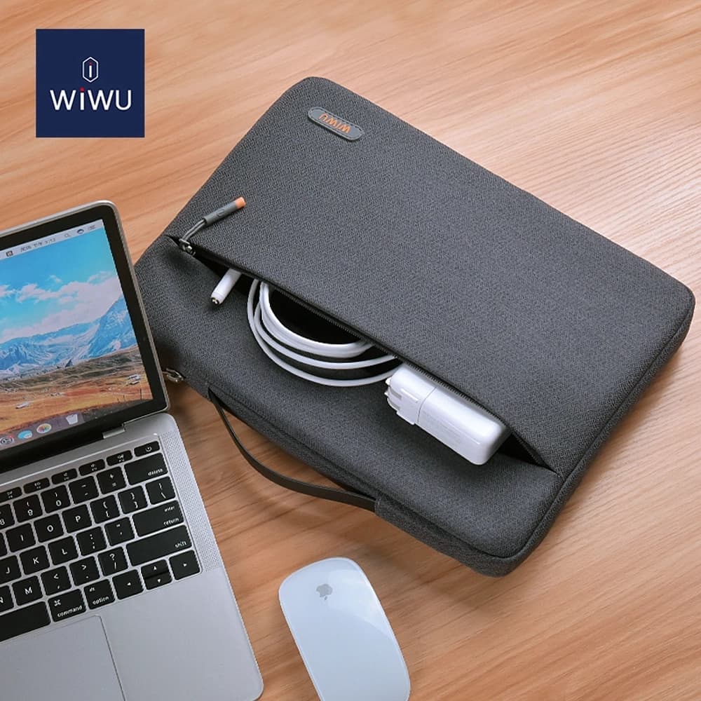 کیف لپ تاپ 14 اینچ شیائومی مدل WIWU Pilot Sleeve Waterproof Polyester Laptop Bag — تصویر ۳