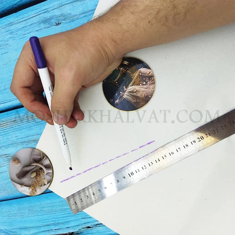 کاغذ الگو یک رو روغنی ایرانی — تصویر ۴