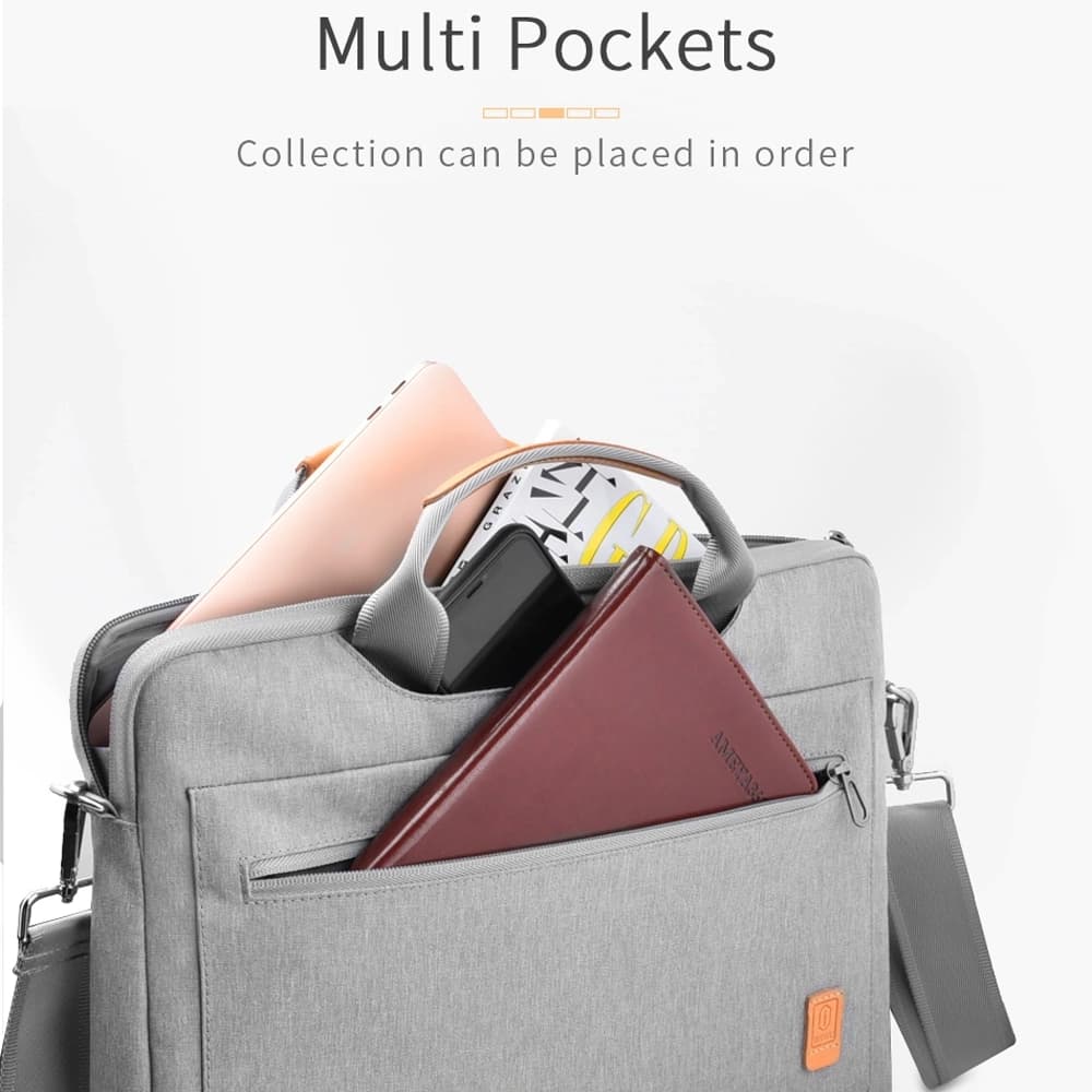 کیف لپ تاپ 14 اینچ شیائومی مدل WIWU Pioneer Shoulder Bag — تصویر ۶