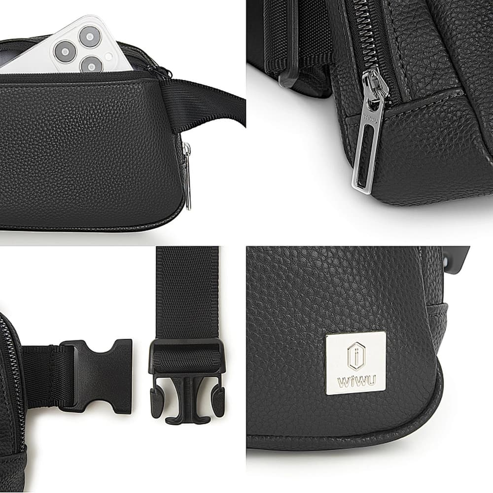 کيف کراس بادی لوازم جانبی شیائومی مدل WIWU Bag capacity Lulu Crossbody Bag — تصویر ۴