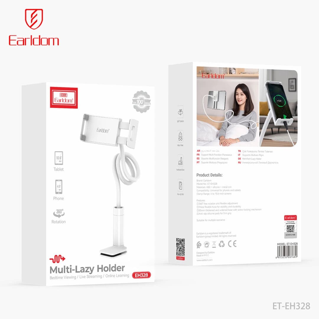 پایه نگهدارنده رومیزی موبایل و تبلت ارلدام مدل Earldom ET-EH328 — تصویر ۲