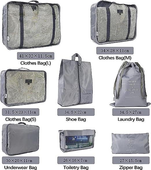 نظم دهنده ساک و چمدان Necomi 8 Set Packing Cubes — تصویر ۶