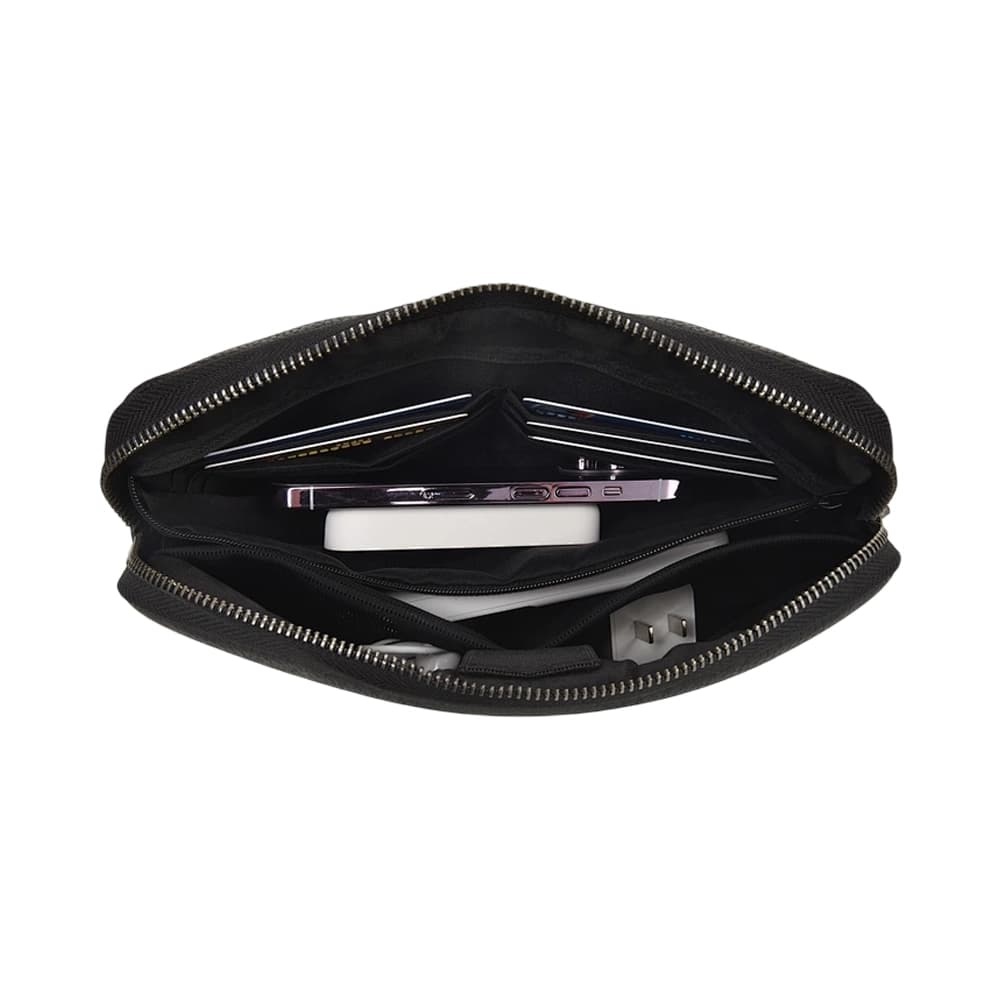 کیف لوازم جانبی دارای قفل رمزدار شیائومی مدل WIWU Alpha Anti-Theft Clutch Bag — تصویر ۳