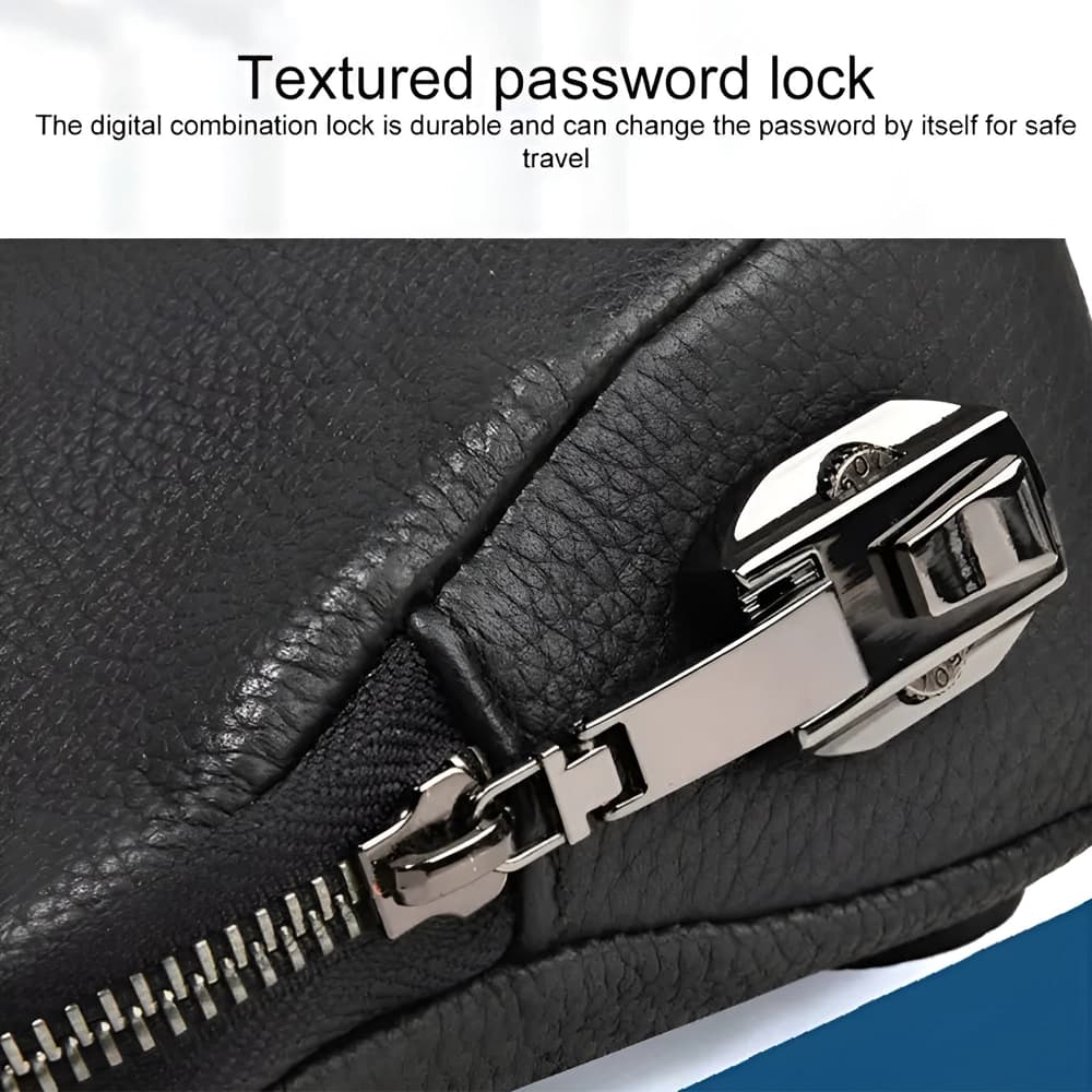 کیف لوازم جانبی دارای قفل رمزدار شیائومی مدل WIWU Alpha Anti-Theft Clutch Bag — تصویر ۷
