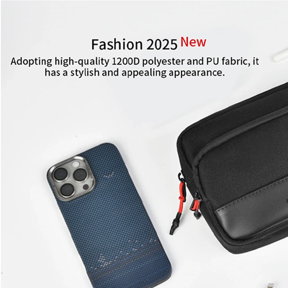 کيف دستی اکسسوری و لوازم جانبی شیائومی مدل WIWU Essen Travel Pouch — تصویر ۴