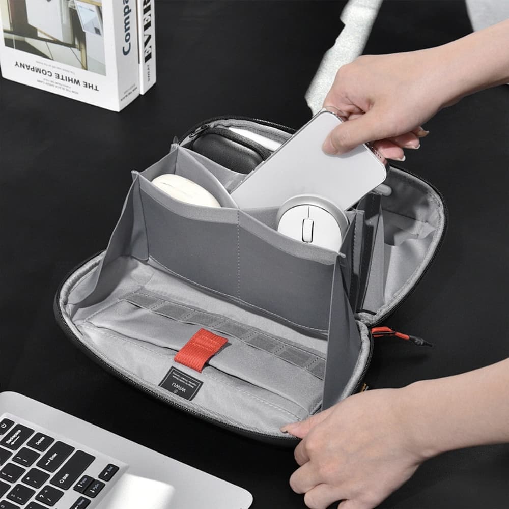 کيف دستی اکسسوری و لوازم جانبی شیائومی مدل WIWU Warriors Tech Pouch X Pro‏ — تصویر ۳