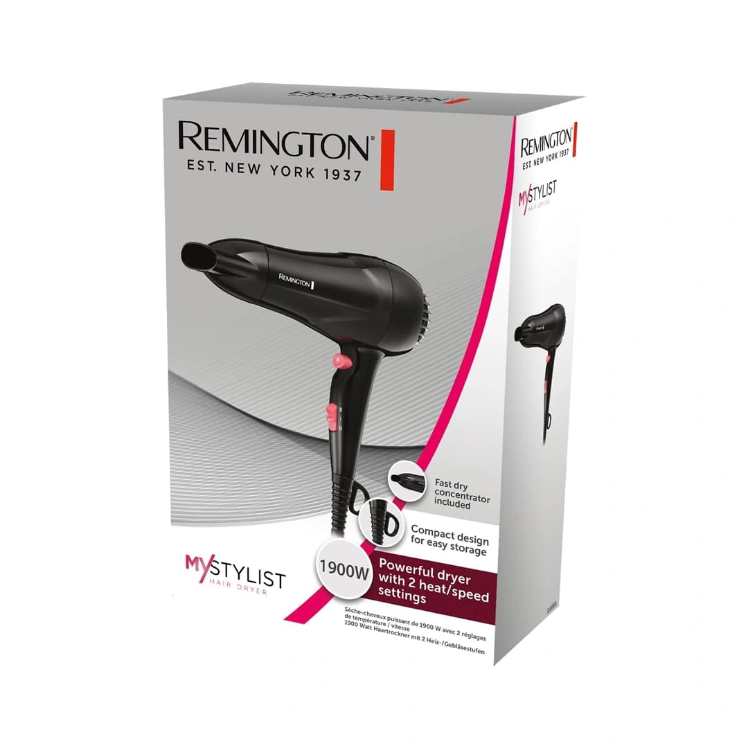 سشوار رمینگتون 1900 وات مدل Remington My Stylist D2000 — تصویر ۳