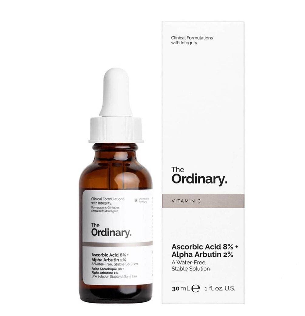 سرم روشن کننده پوست دی اوردینری مدل Ascorbic Acid+ 8% Alpha Arbutin %2 حجم 30 میلی لیتر