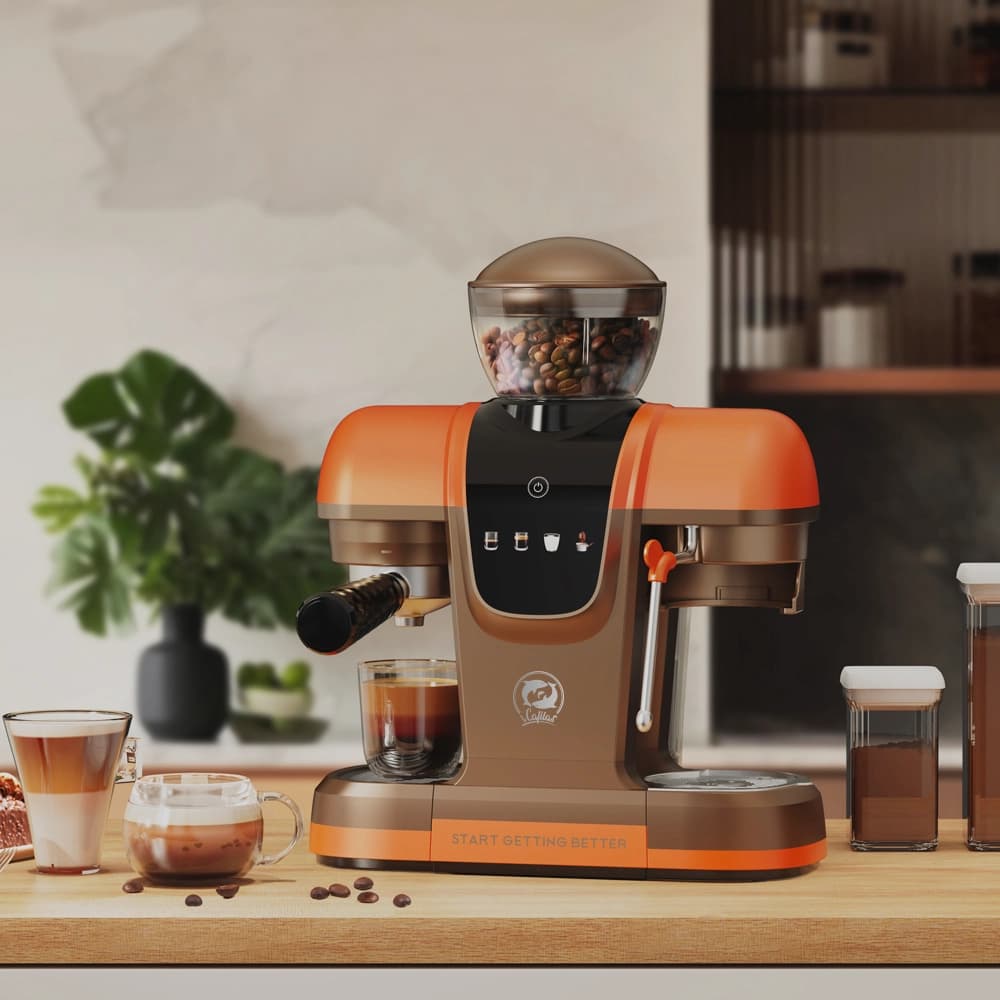 دستگاه اسپرسو ساز ایکافیلاس مدل Icafilas Semi-automatic Coffee Maker ME2603 — تصویر ۴