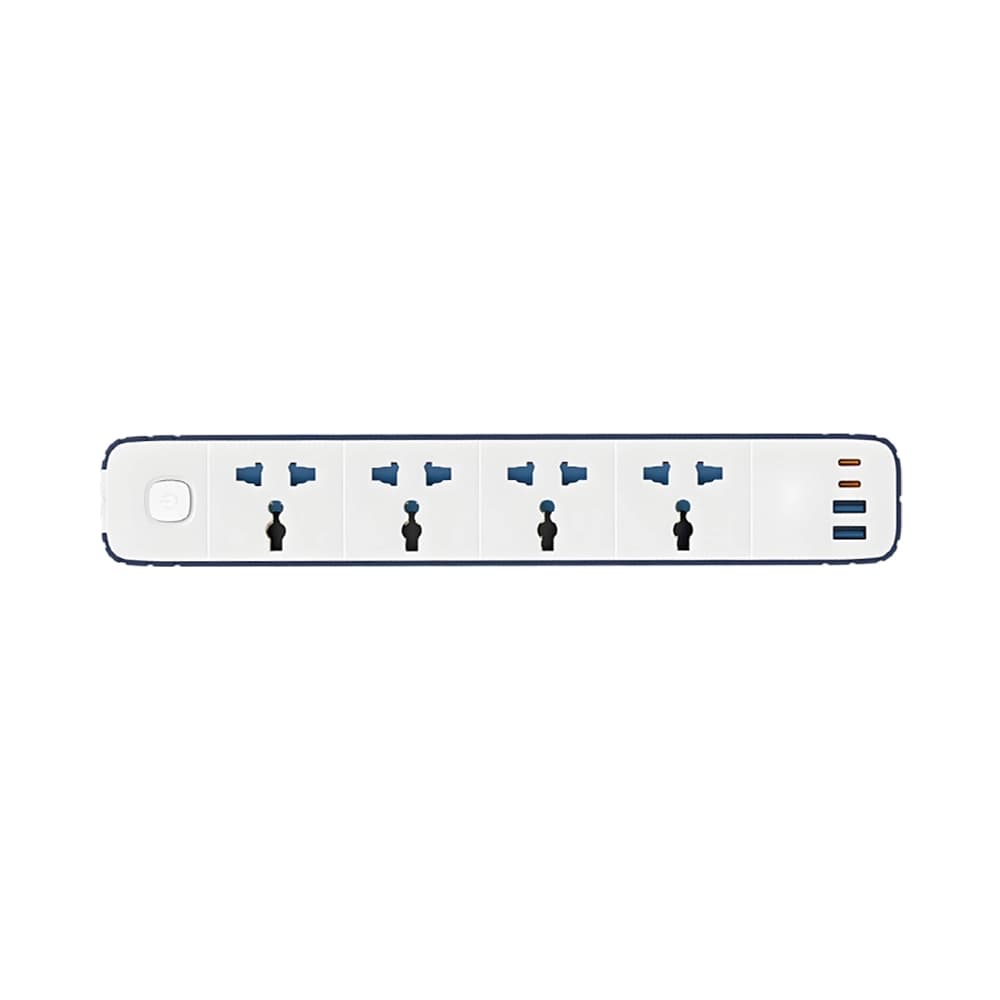 چندراهی برق شیائومی مدل WIWU PS422 20W Gan 8 in 1 Compact Charging Power Strip Wi-S007