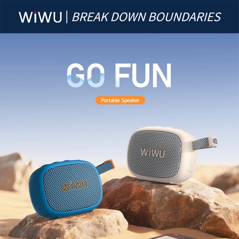 اسپیکر بلوتوثی شیائومی مدل WIWU Go Fun Portable Bluetooth Speaker H1 — تصویر ۳