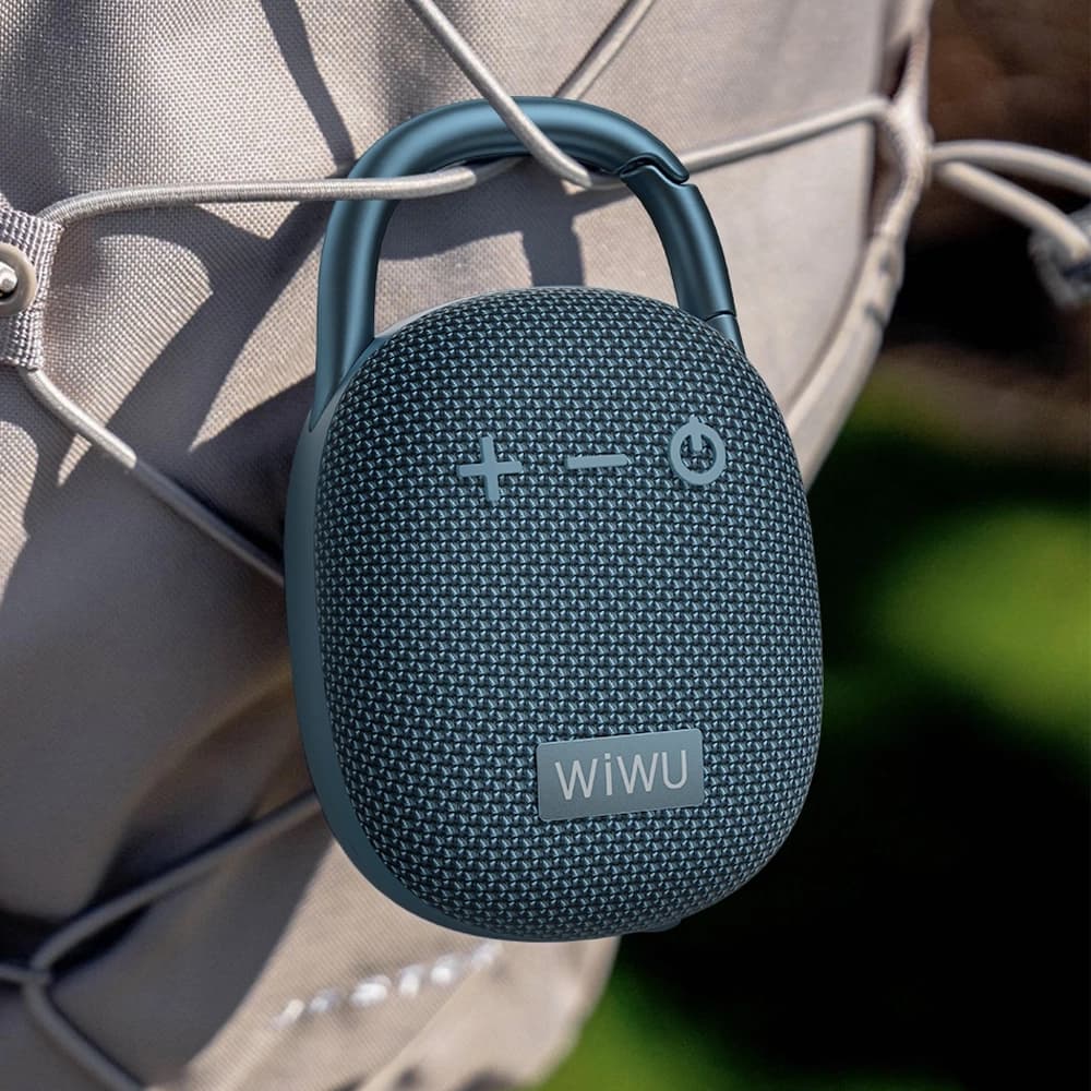 اسپیکر بلوتوثی شیائومی مدل WIWU Clip Fun Portable Wireless Speaker H3 — تصویر ۲