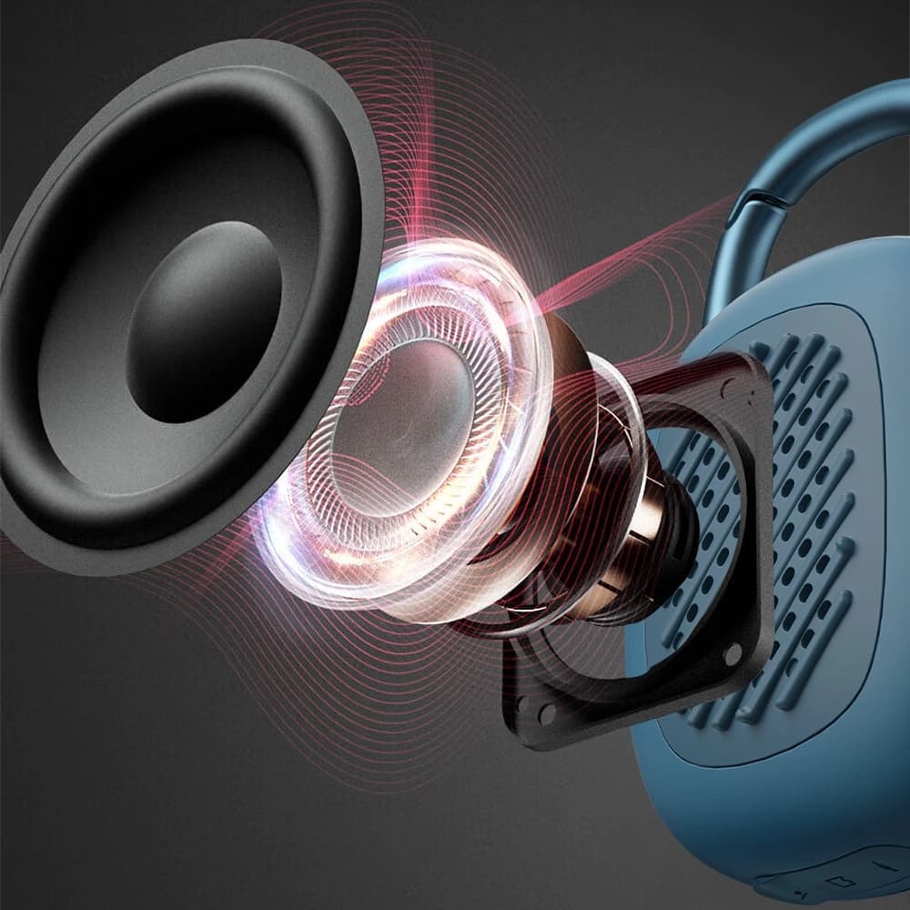 اسپیکر بلوتوثی شیائومی مدل WIWU Clip Fun Portable Wireless Speaker H3 — تصویر ۵