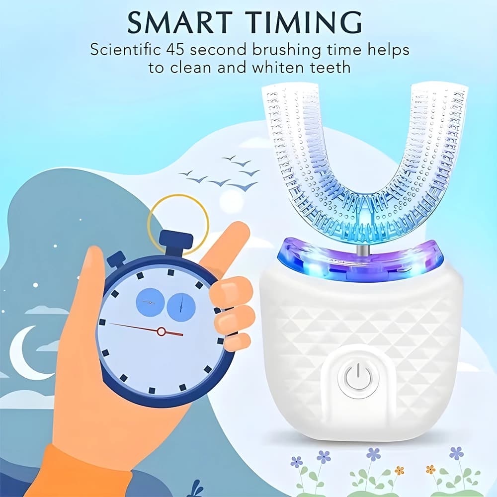 مسواک برقی اولتراسونیک هوشمند برایت کلین مدل Bright Clean Whitening-Fully Automatic Massage Whitening Toothbrush MY-116 — تصویر ۳