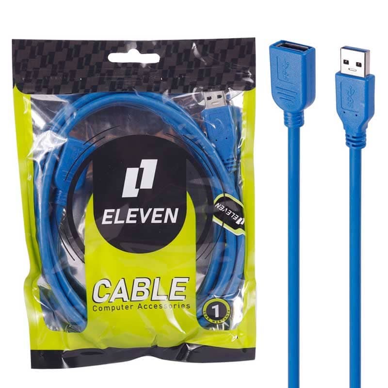 کابل افزایش طول USB 3.0 طول 1.5 متر ELEVEN — تصویر ۲