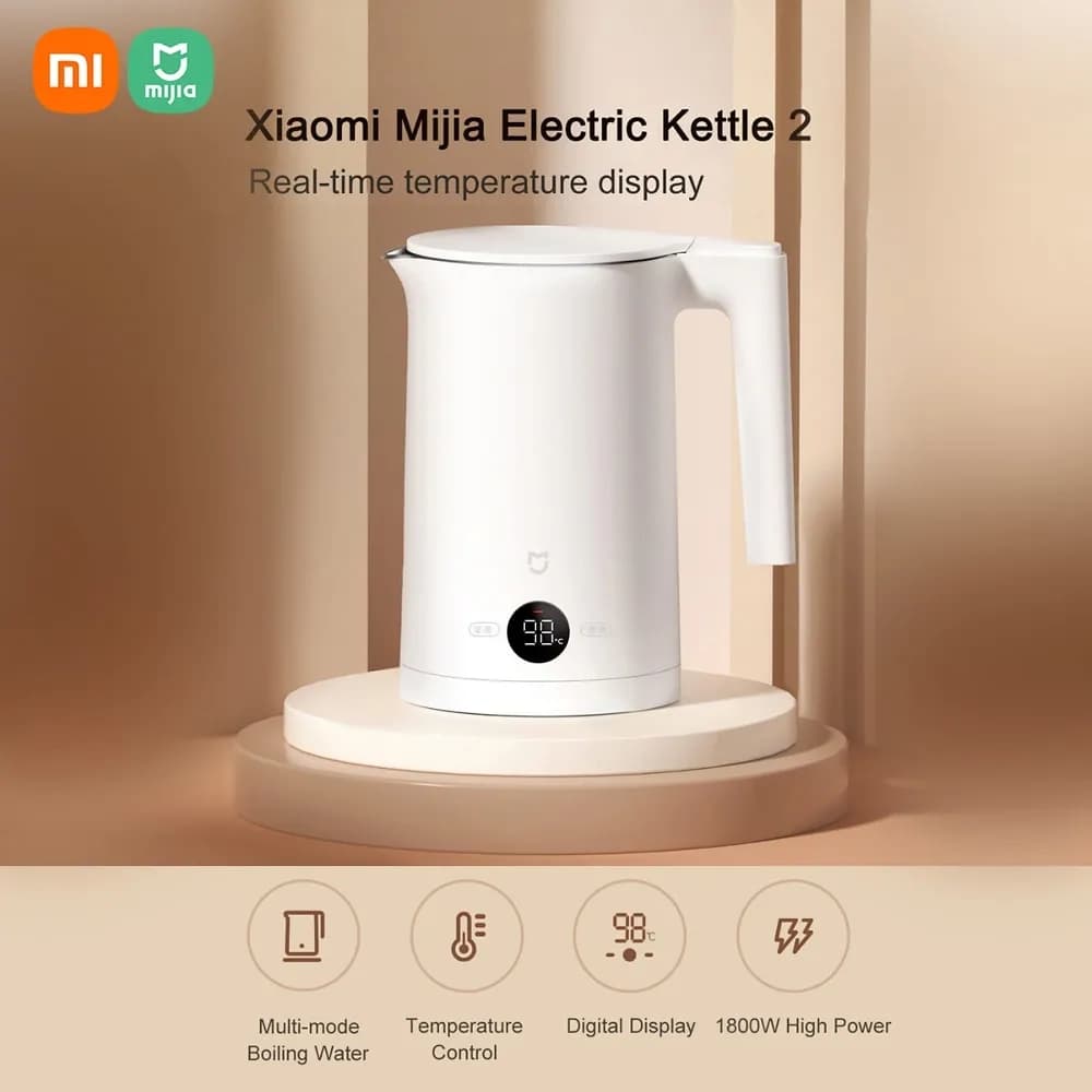 کتری هوشمند شیائومی مدل Mijia Electric Kettle 2 MJHWSH03YM — تصویر ۲