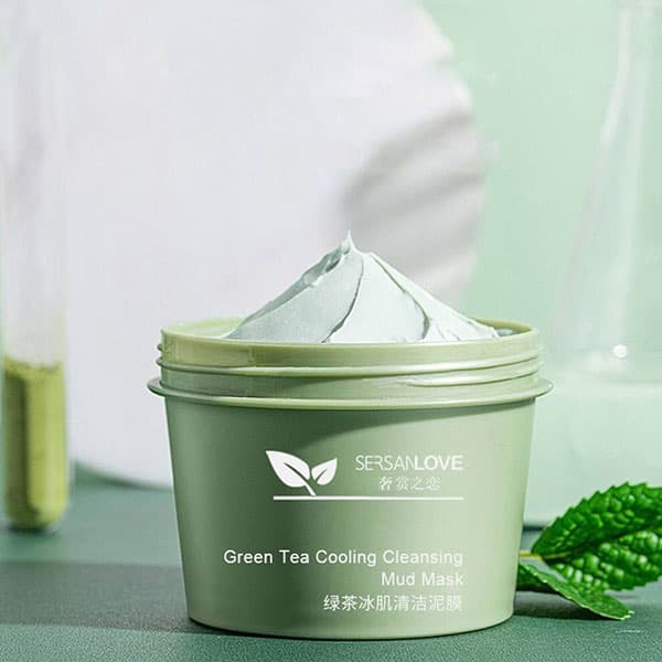 ماسک گلی چای سبز برند یانگ می SERSAN LOVE MUD MASK — تصویر ۴