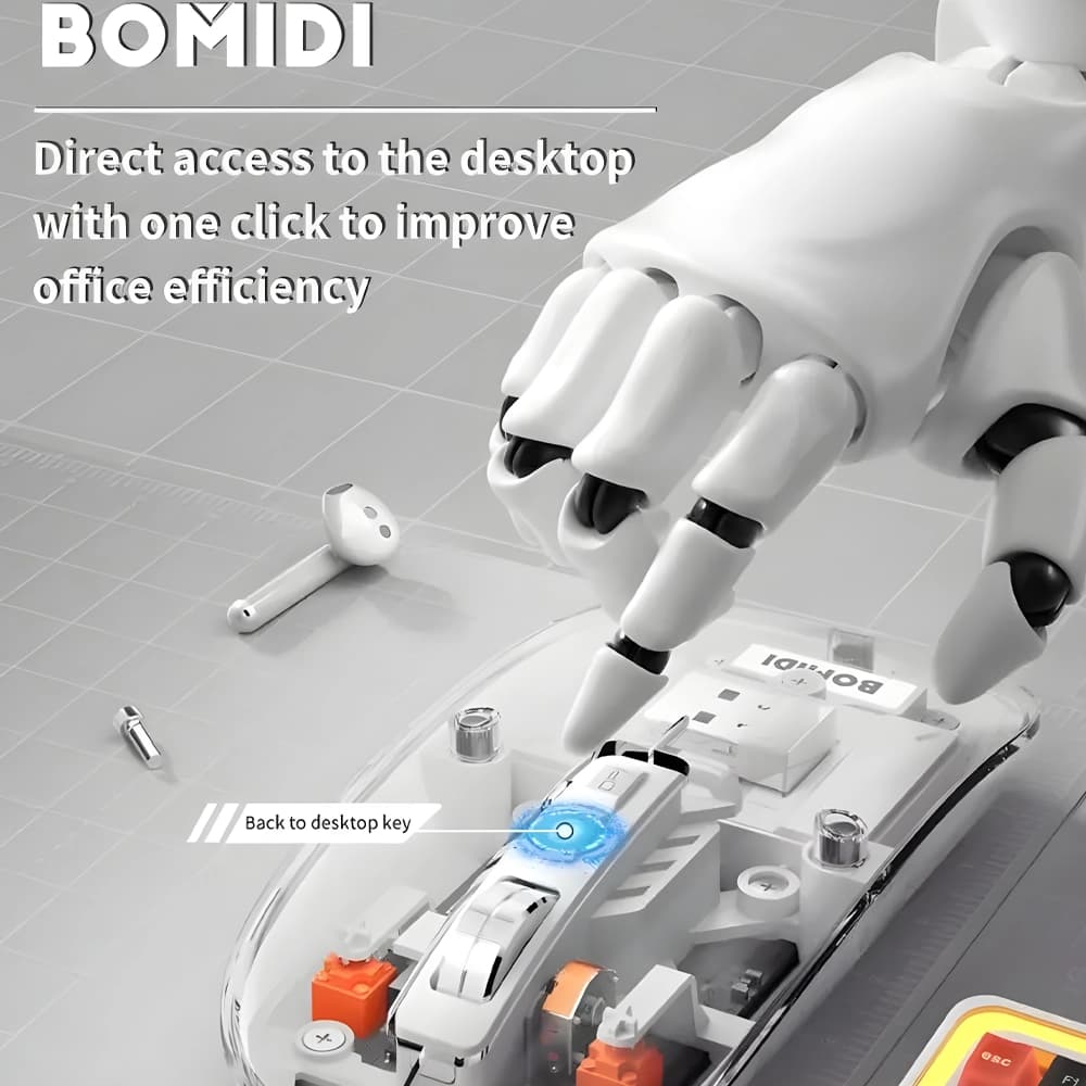ماوس بی سيم شیائومی مدل Bomidi Wireless Mouse GM1 — تصویر ۵