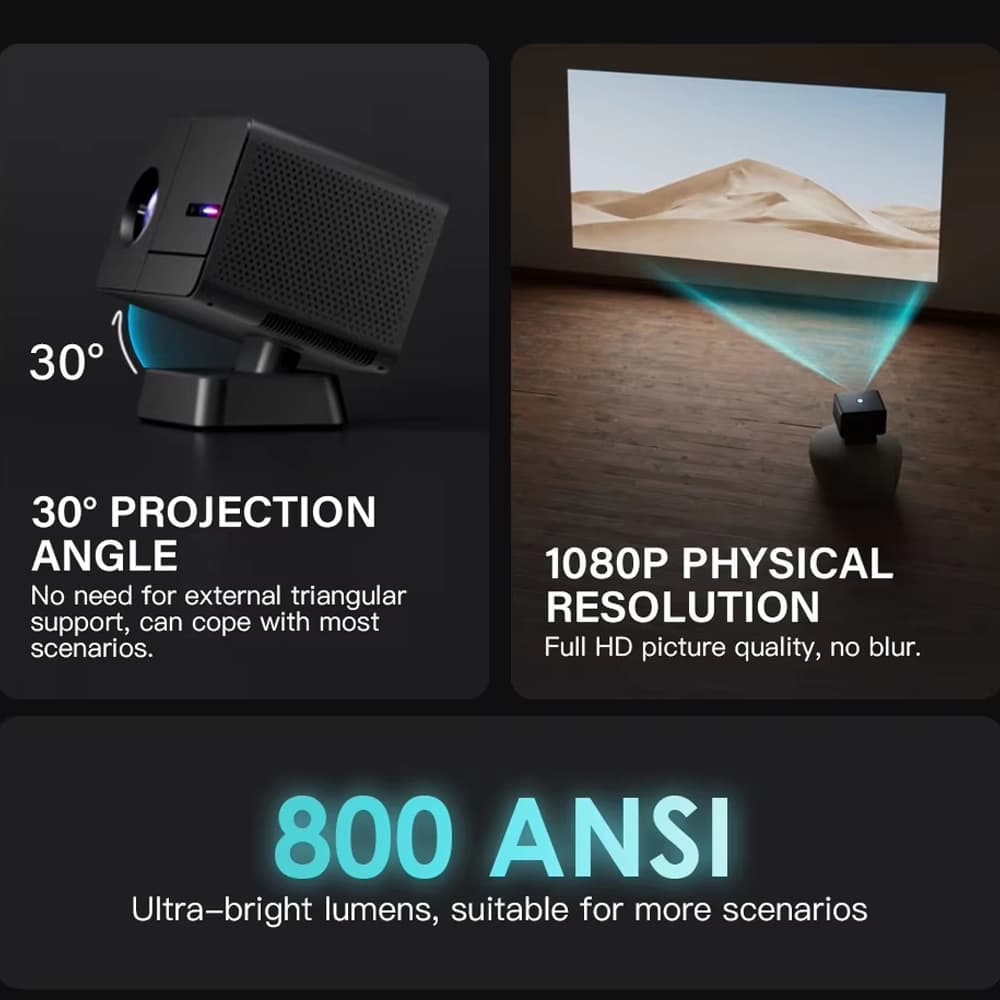پروژکتور هوشمند جنریک مدل Game Projector P50 Max — تصویر ۶