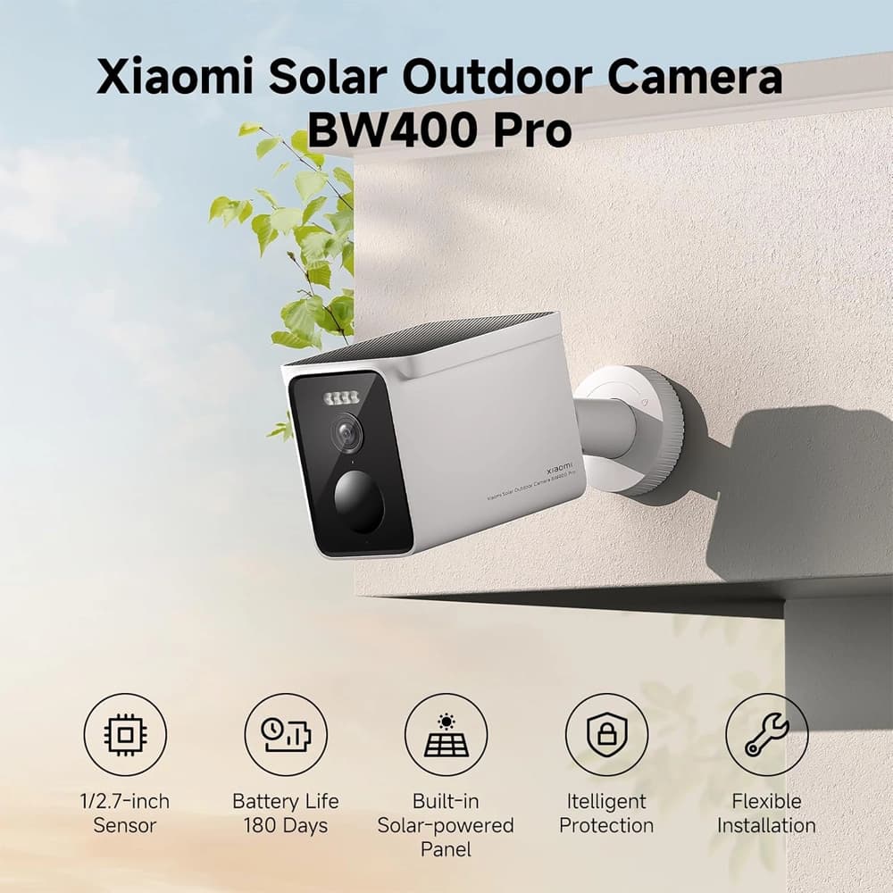 دوربین مدار بسته شیائومی مدل Xiaomi Solar Outdoor Camera BW400 Pro Set MJSXJ03BY — تصویر ۲