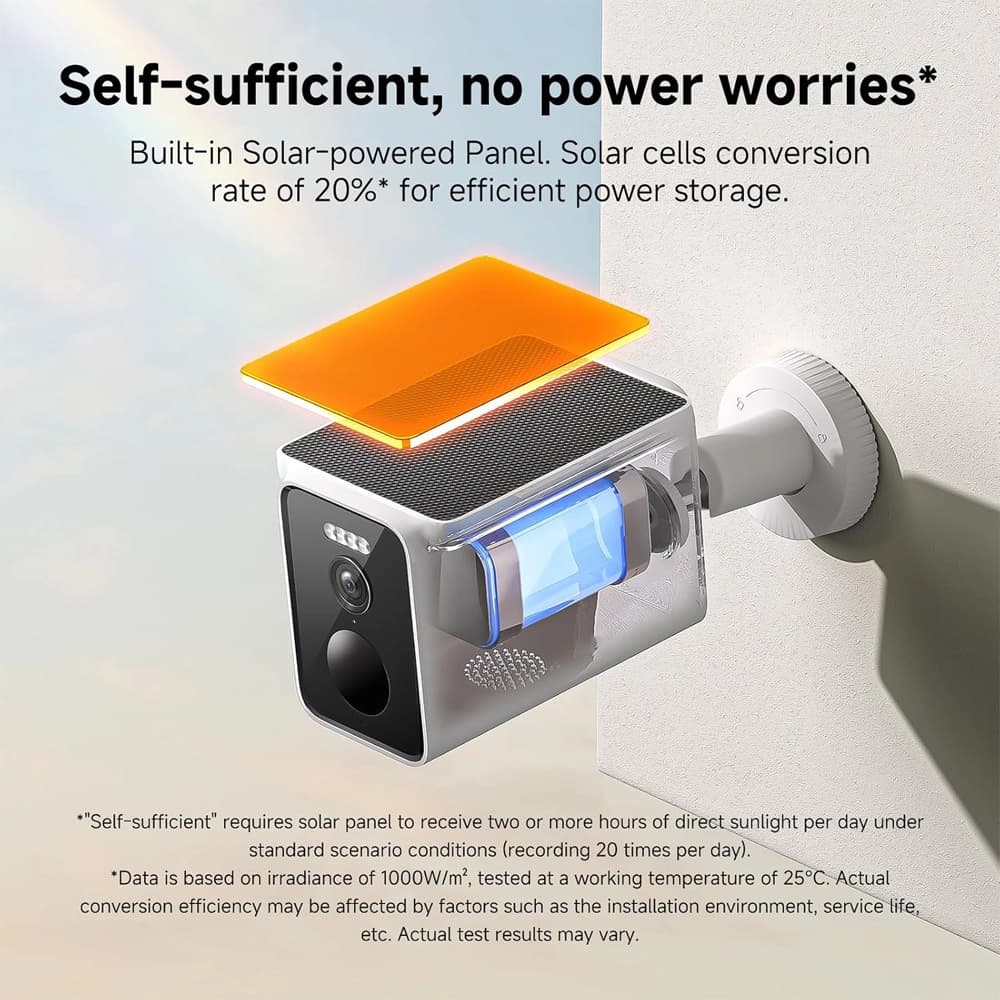 دوربین مدار بسته شیائومی مدل Xiaomi Solar Outdoor Camera BW400 Pro Set MJSXJ03BY — تصویر ۳