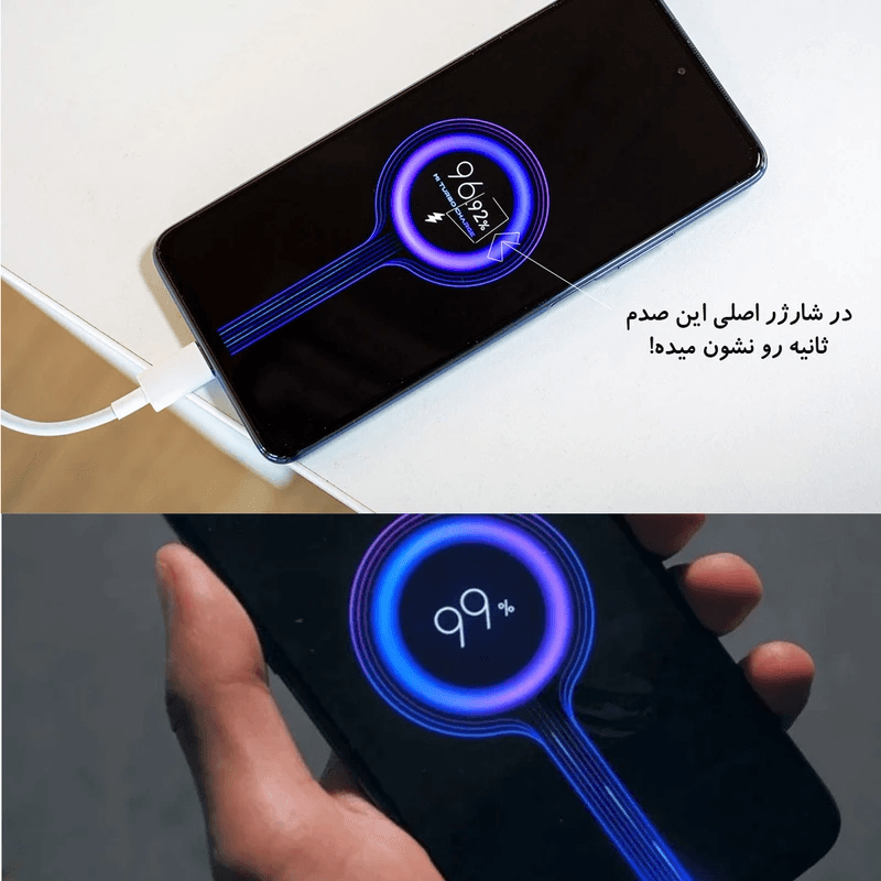 شارژر دیواری شیائومی مدل 33 وات — تصویر ۳