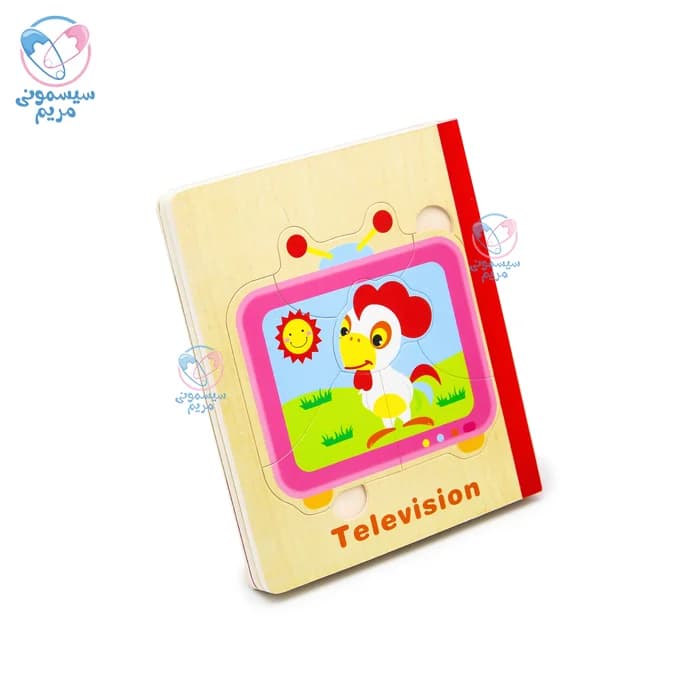 پازل چوبی کتابی