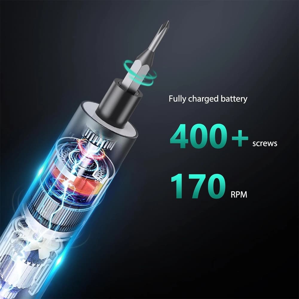 ست پيچ گوشتی اوریا مدل 882070 Oria Electric Screwdriver 62 In 1 Set — تصویر ۳