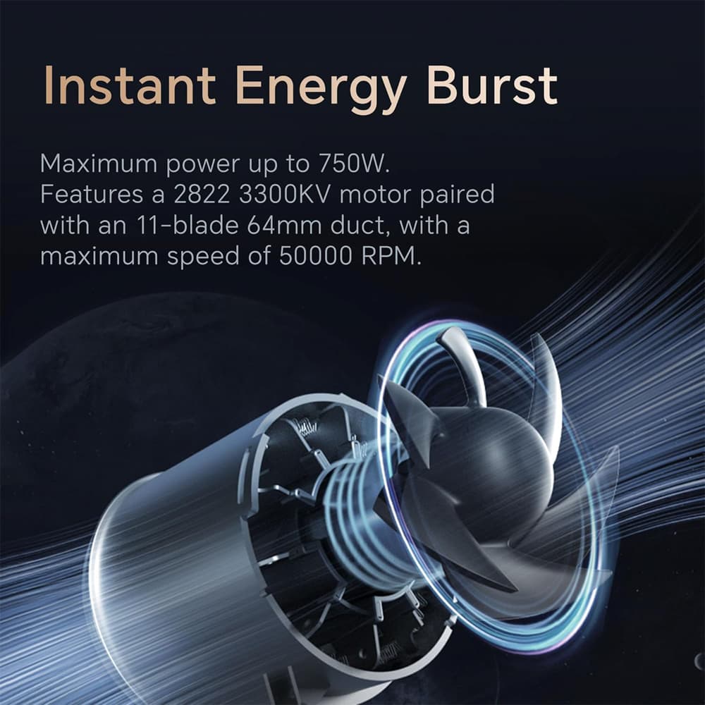 جت فن شارژی بوستر مدل Booster Handheld Portable Violent Turbofan TF64A2 — تصویر ۳