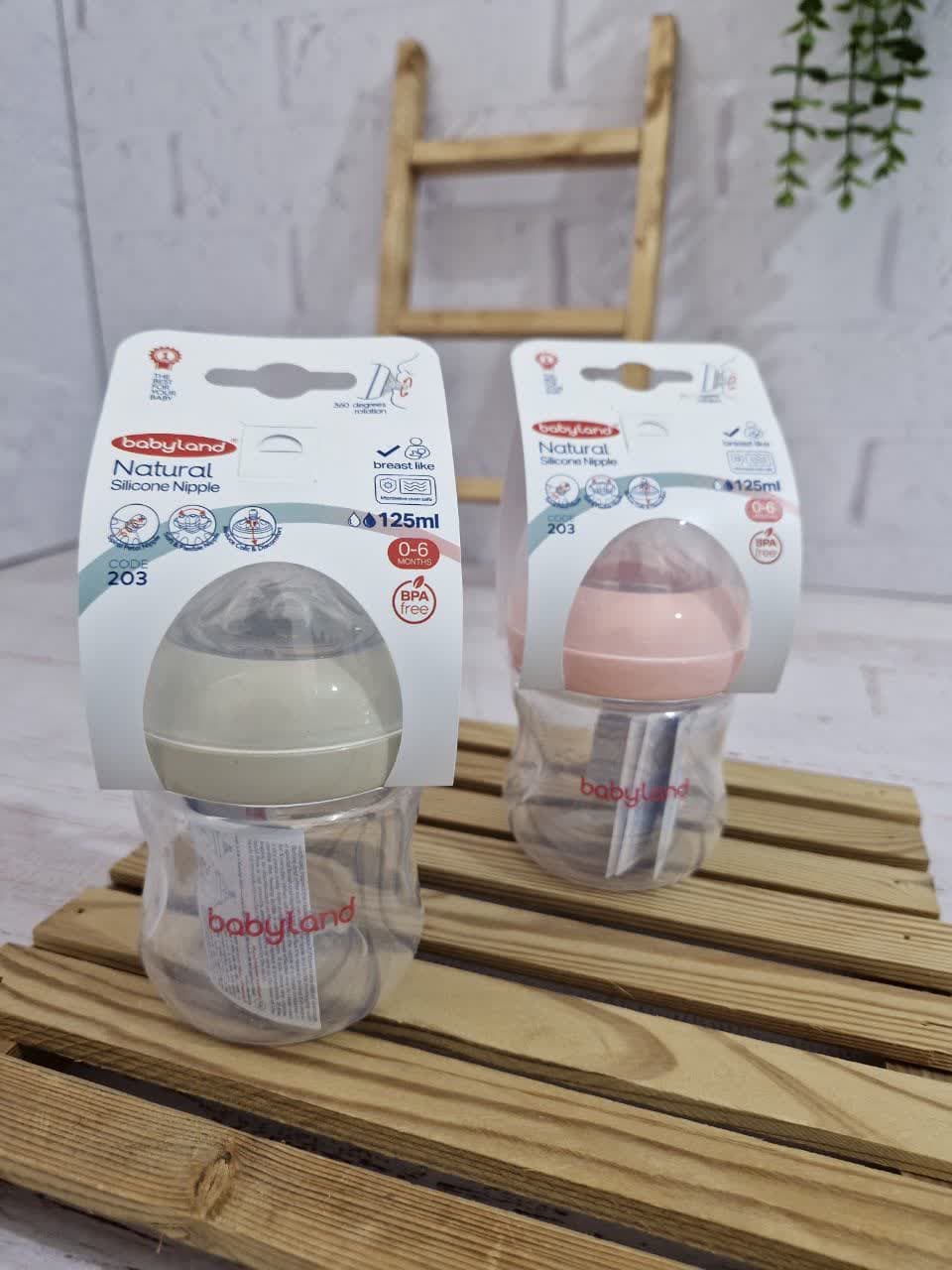 شیشه شیر 125 میل نچرال بی بی لند (کد203) — تصویر ۲