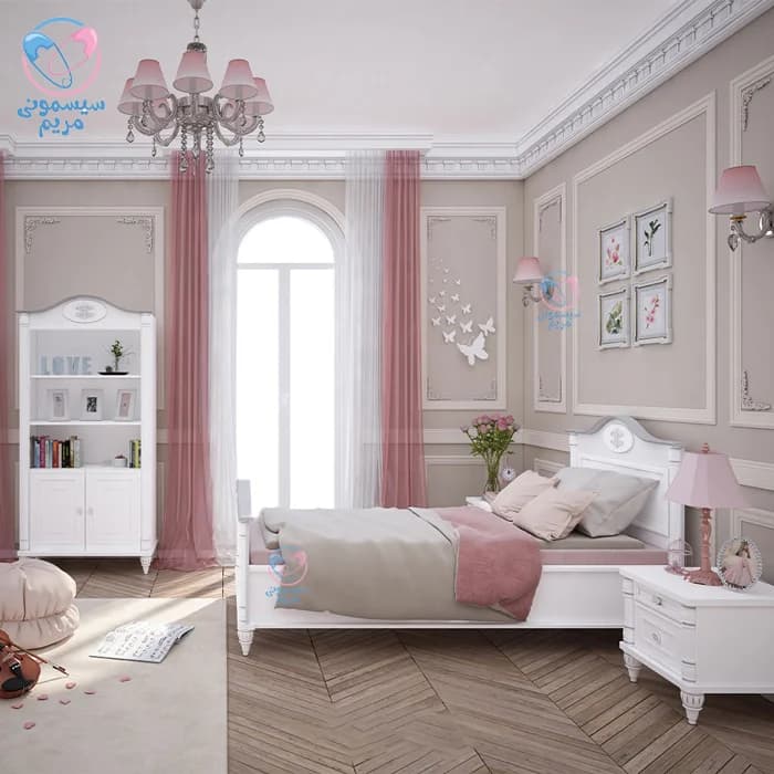 تخت جوان بامبینو رومانتیک 200*100 — تصویر ۲