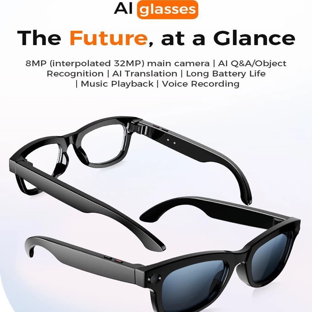 عینک دوربین دار هوشمند جنریک مدل Smart AI Glasses M01 Pro — تصویر ۴
