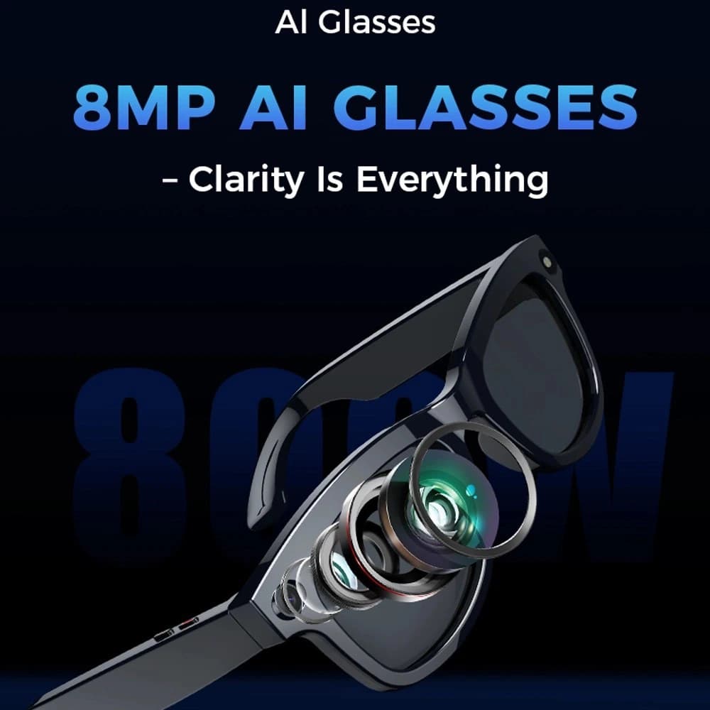 عینک دوربین دار هوشمند جنریک مدل Smart AI Glasses M01 Pro — تصویر ۶