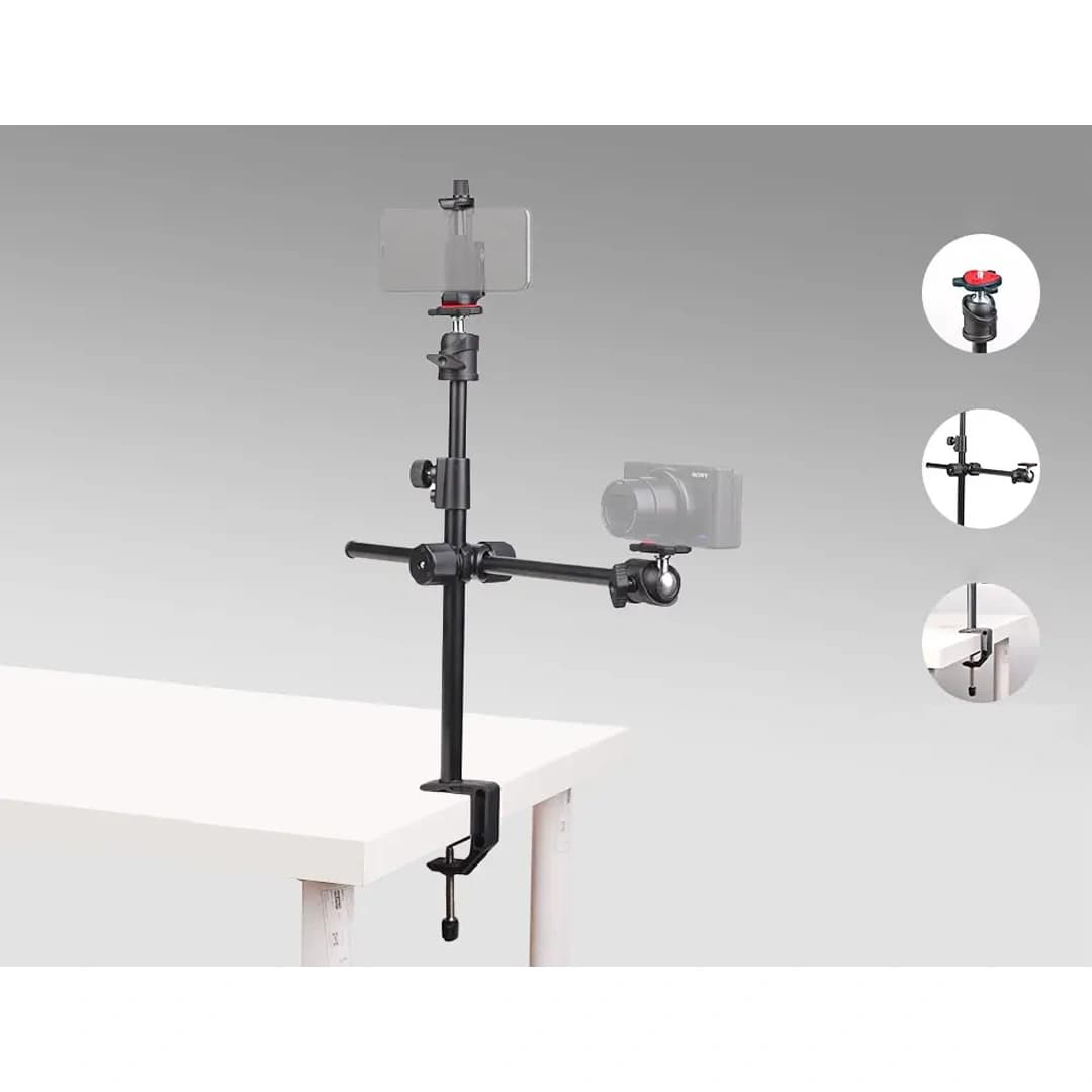 پایه T موبایل و دوربین یانتنگ مدل Yunteng VCT-818 — تصویر ۳