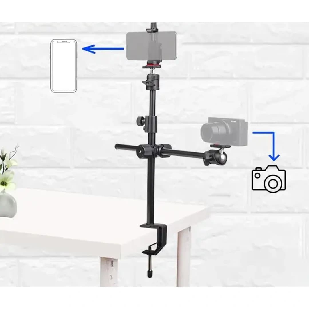 پایه T موبایل و دوربین یانتنگ مدل Yunteng VCT-818 — تصویر ۴