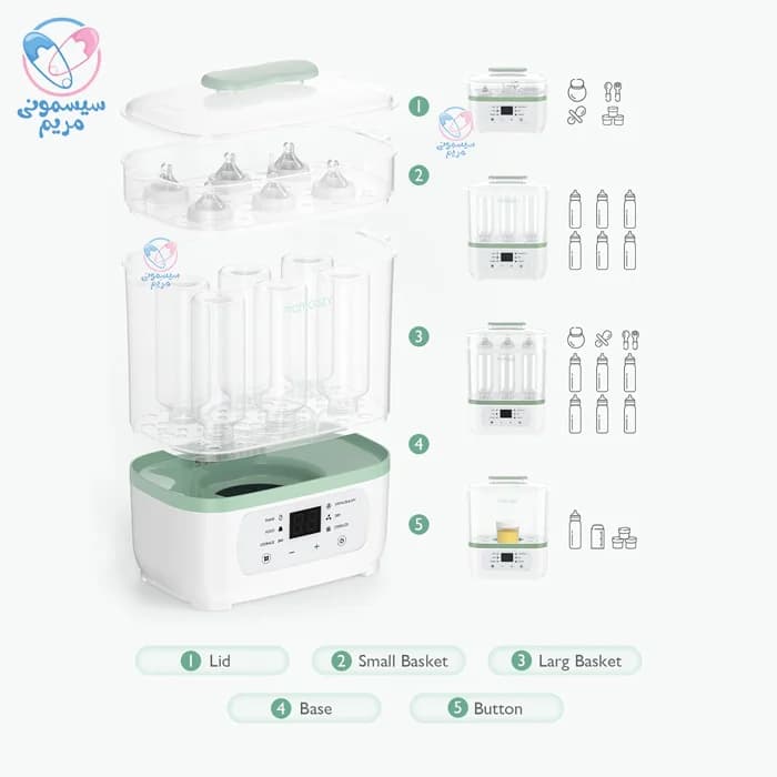 دستگاه استریل مام کوزی Momcozy BS04 — تصویر ۳