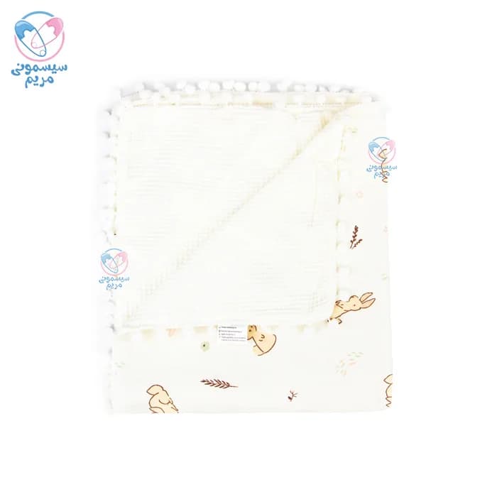 پتو دورپیچ نخی بلوت بیبی خرگوش Bellot Baby 3001 — تصویر ۲