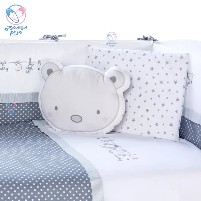 سرویس روتختی 8 تیکه فونا بیبی بند رخت خرس Funna Baby 6546 — تصویر ۲