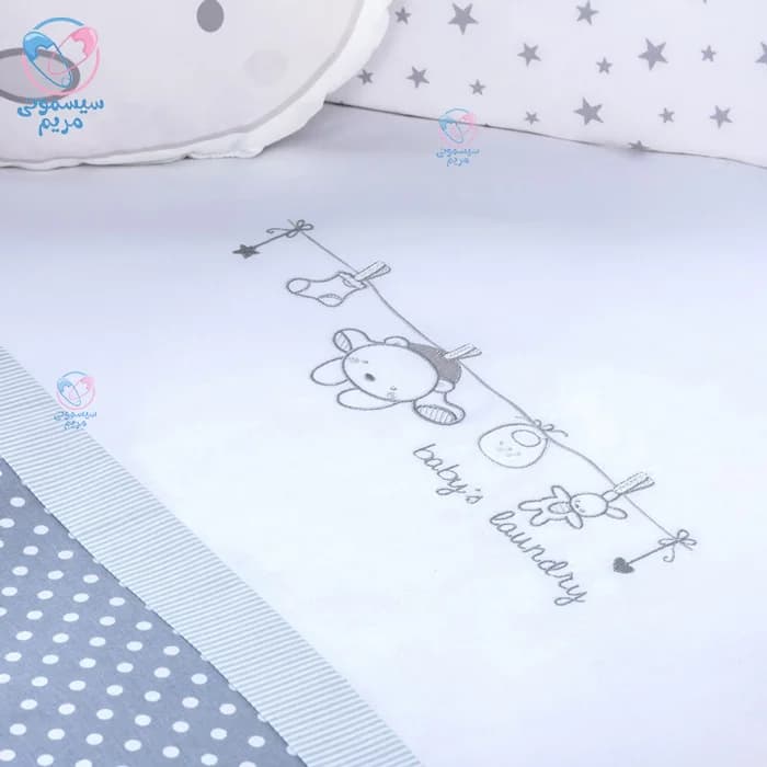 سرویس روتختی 8 تیکه فونا بیبی بند رخت خرس Funna Baby 6546 — تصویر ۴