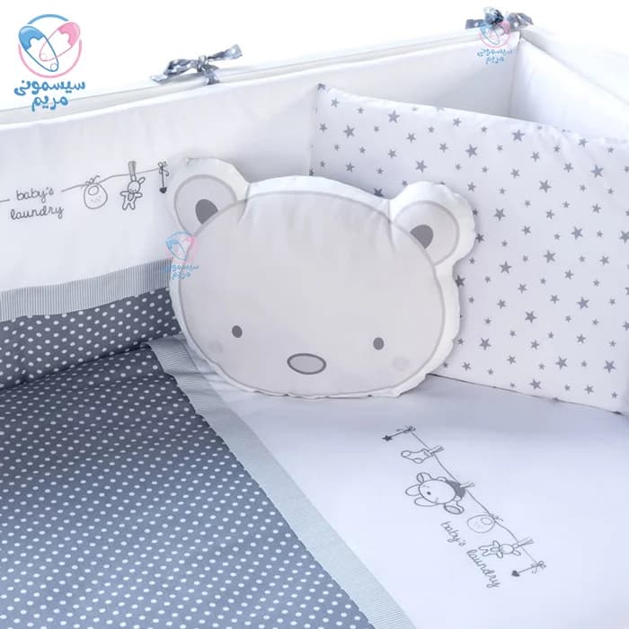 سرویس روتختی 8 تیکه فونا بیبی بند رخت خرس Funna Baby 6546 — تصویر ۳