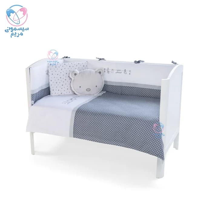 سرویس روتختی 8 تیکه فونا بیبی بند رخت خرس Funna Baby 6546