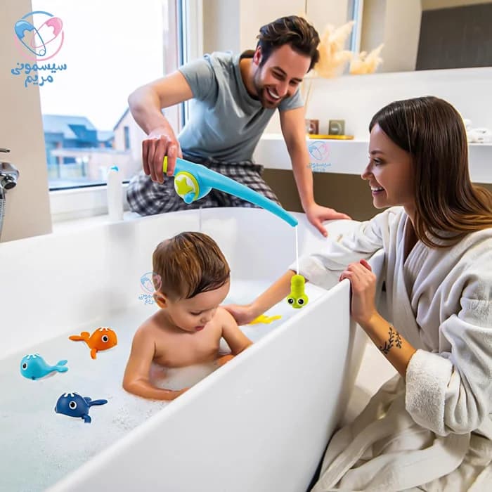 ست اسباب بازی حمام کونیگ کیدز وال و قورباغه Konig Kids 511 — تصویر ۳