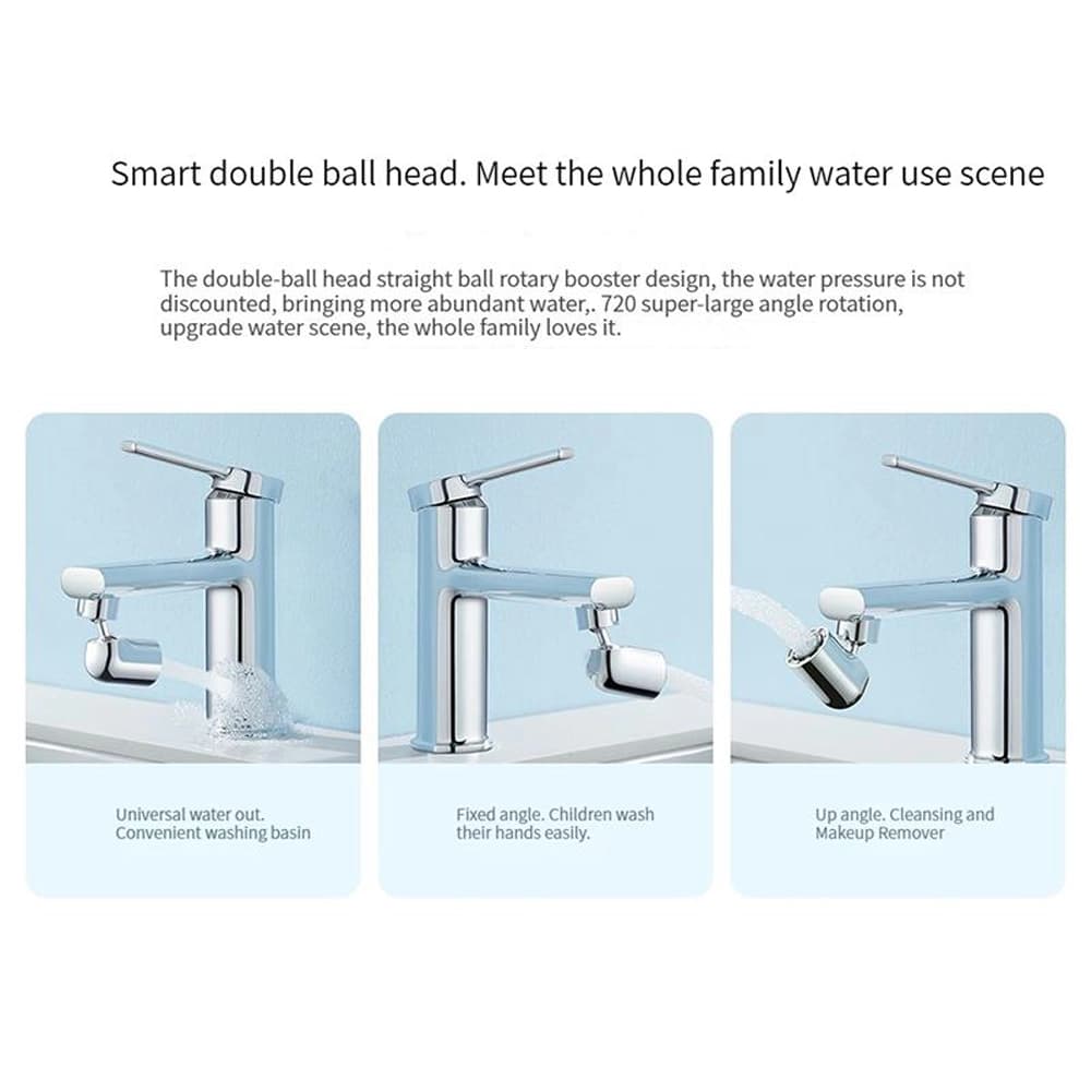 سرشیر کاهنده مصرف آب شیائومی مدل Mijia Faucet Mixer Aerator Water Diffuser S1 MJSKQPQ01DB — تصویر ۴