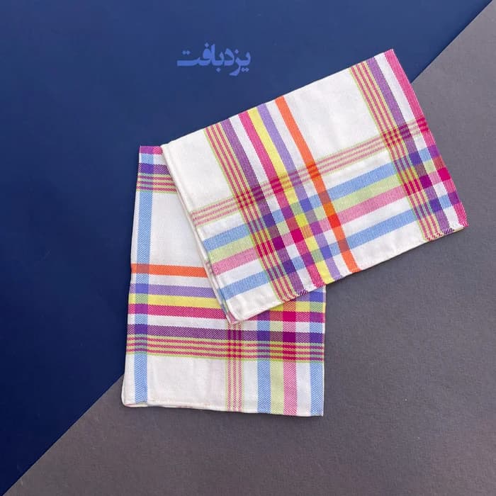 دستمال تنظیف نخی یزدی آیینه ای