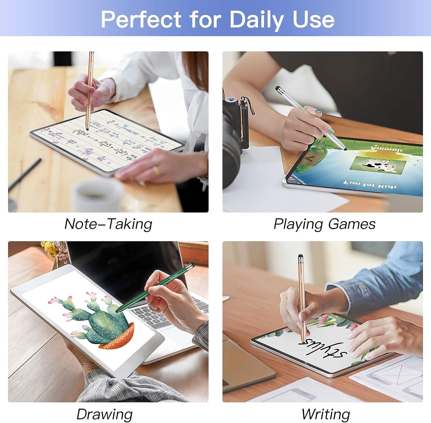 قلم لمسی StylusHome Stylus Pens for Touch Screens (3 Pcs) — تصویر ۷