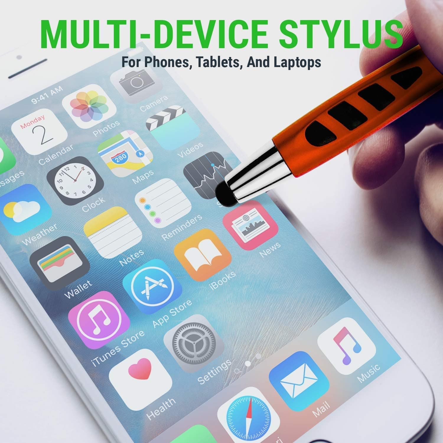 قلم لمسی به همراه نوک جوهری (دو منظوره) Sypen Stylus Pens 2 In 1 Touch Screen & Writing Pen Sensitive Stylus Tip — تصویر ۷